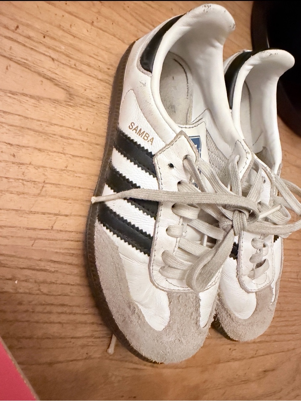 adidas White and Black Samba Women’s Sneakers